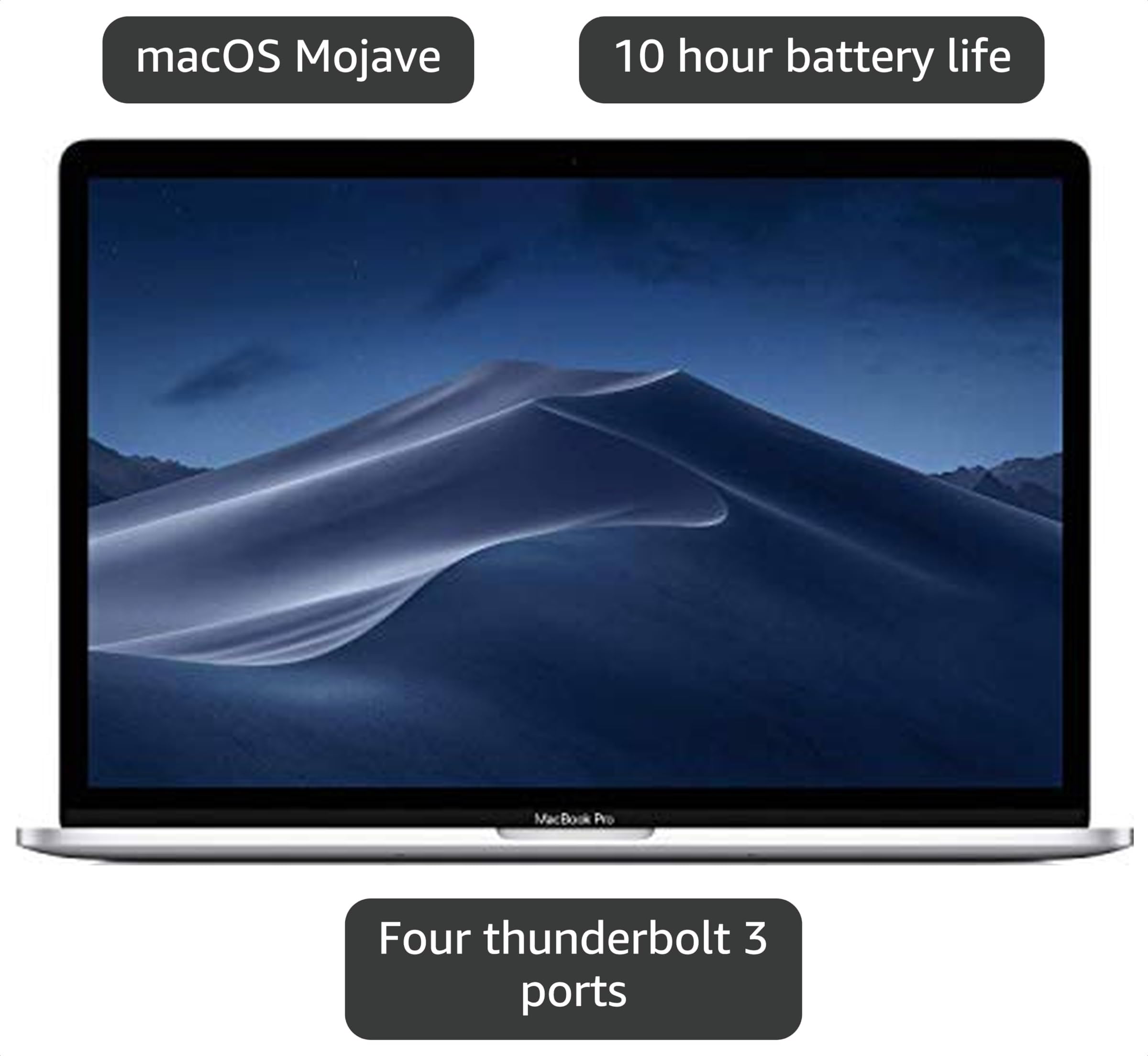 Amazon.com: Apple 2018 MacBook Pro with 2.2GHz Intel Core i7, 15